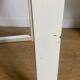 White folding vintage chair