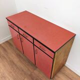 Binte sideboard in red formica