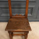 Pair of Lorraine chairs in oak late seventeenth early eighteenth