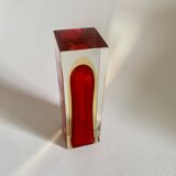 Vase by F. Poli for Murano, Italy, 1970s