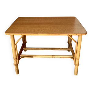 petite table en rotin