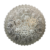 Platfonr Applied Rond Moulded Glass - Vintage Black Metal Support