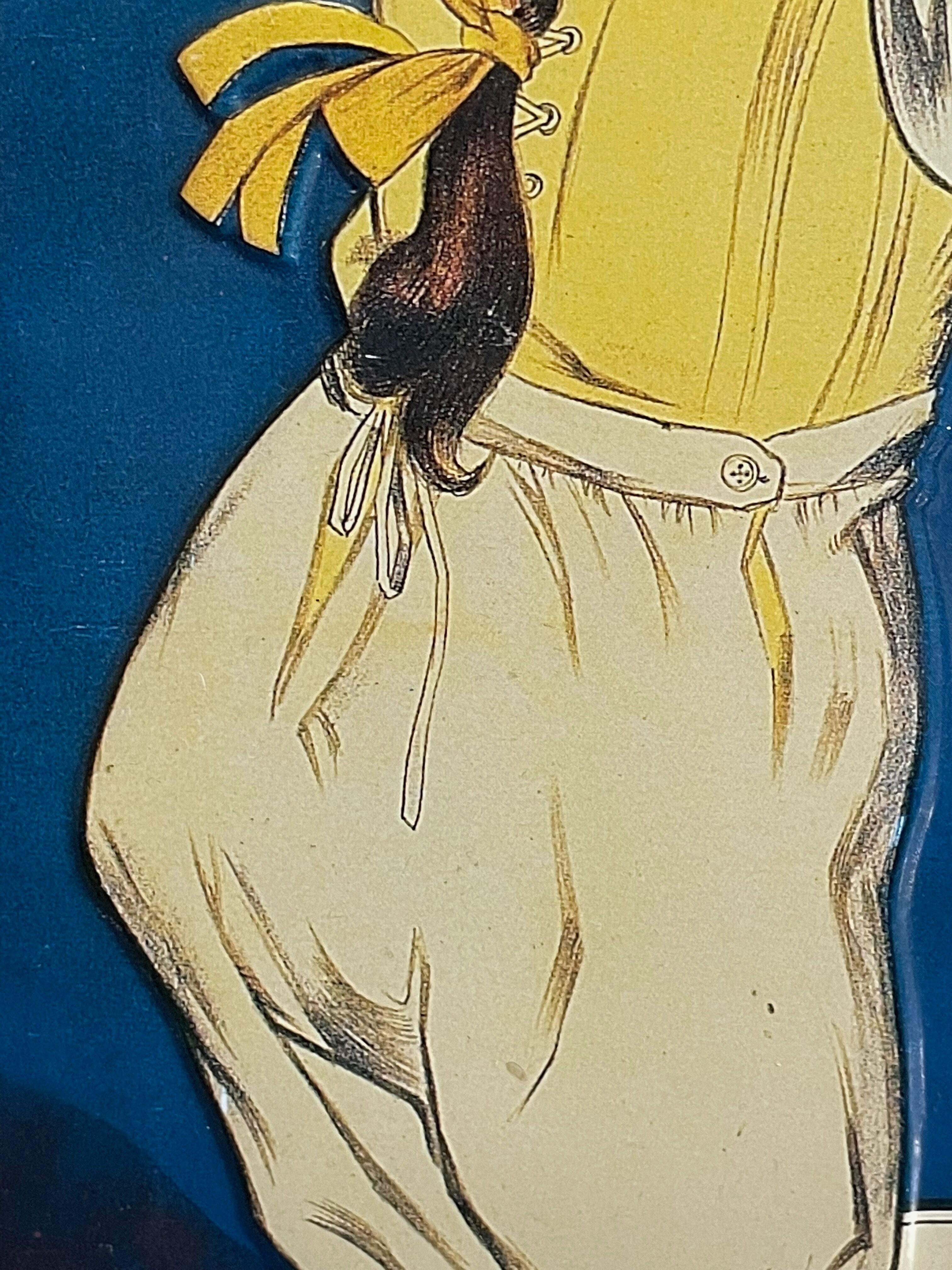 Enamelled plaque advertisement Maggie "consume Maggie cocoa-gluten lunch"