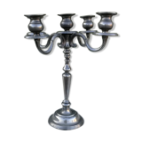 Old chandelier in silver, 5 branches