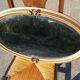 Oval mirror bevelled and Golden