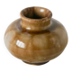 Small ceramic vase, light brown, 1970.