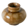 Small ceramic vase, light brown, 1970.