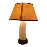 Lampe pied en ivoire années 50