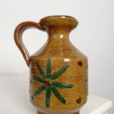 Ceramic vase, mustard