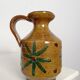 Ceramic vase, mustard