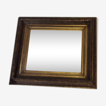 Miroir ancien bois doré style Napoléon lll