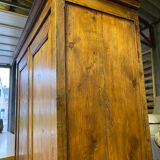 Large old pine cabinet