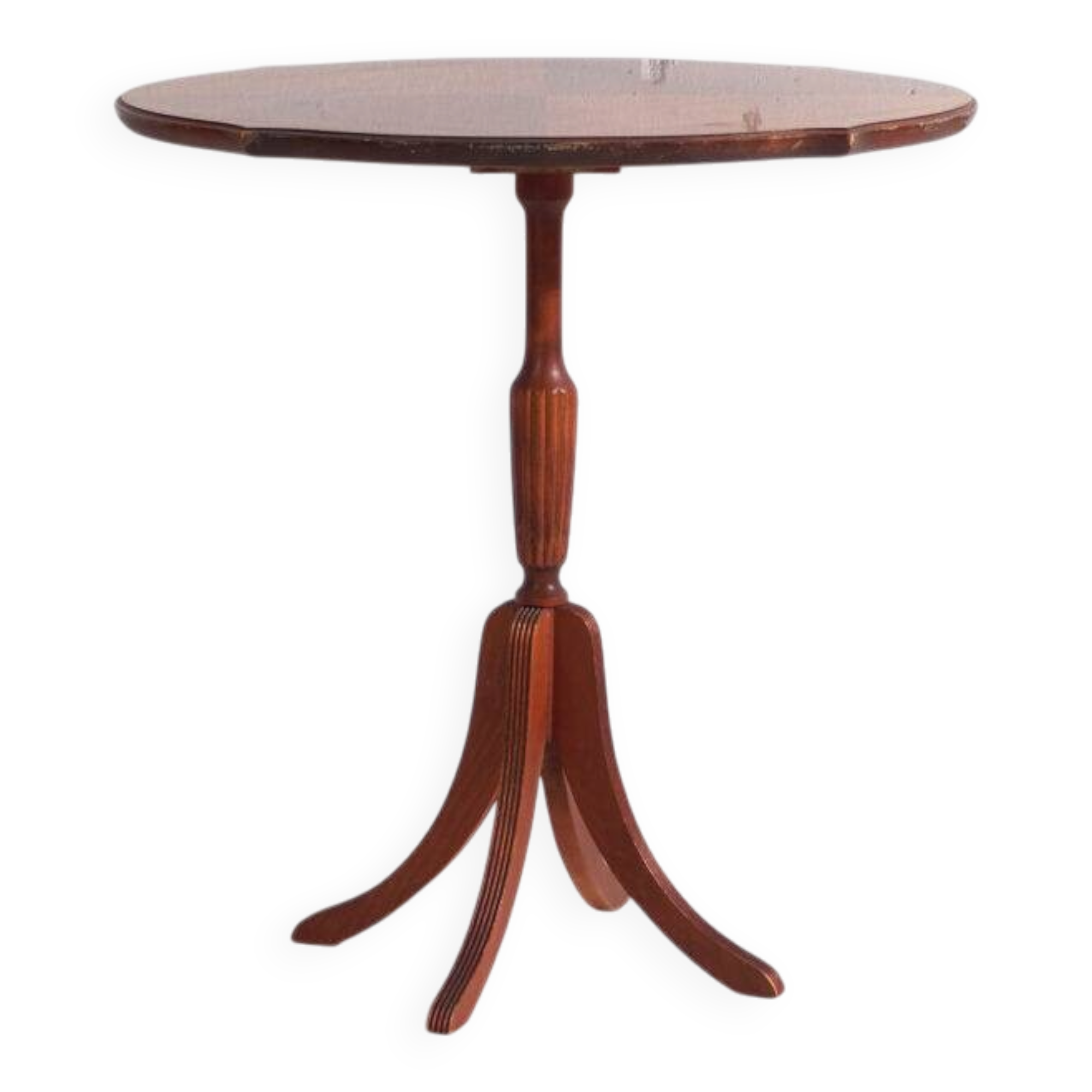 Antique tripod mahogany gueridon – Central Europe, circa 1930