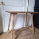 Old console in natural wood