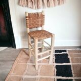 AGA Leather Bar Stool