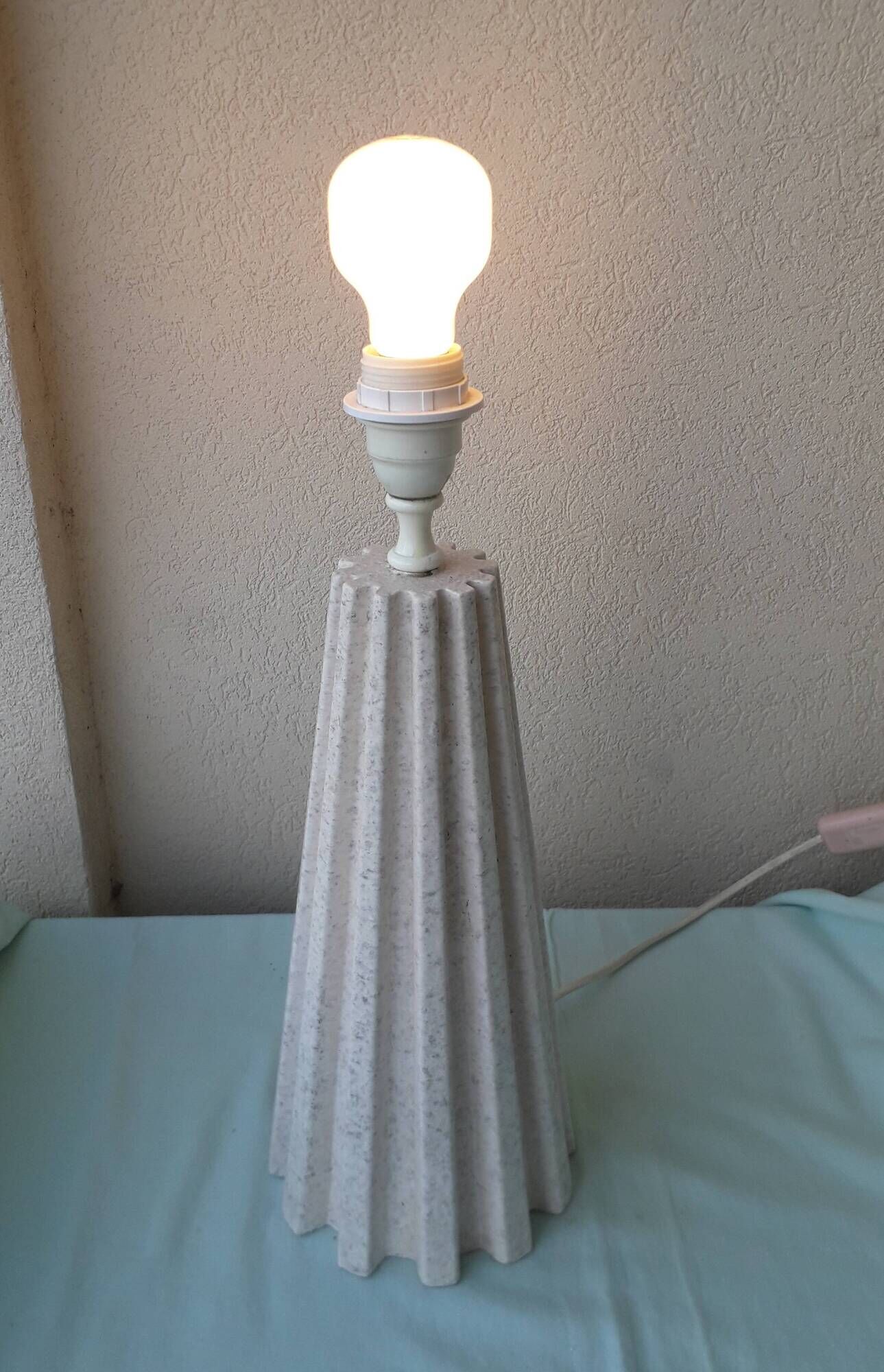 Pied de lampe en céramique