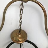 Suspension en laiton lampe à huile vintage