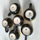 Vintage Breton mini cups – HB & St Jean – 9 pieces