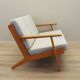 Oak sofa, Danish design, 1960s, designer: Hans J. Wegner, manufacturer: Get