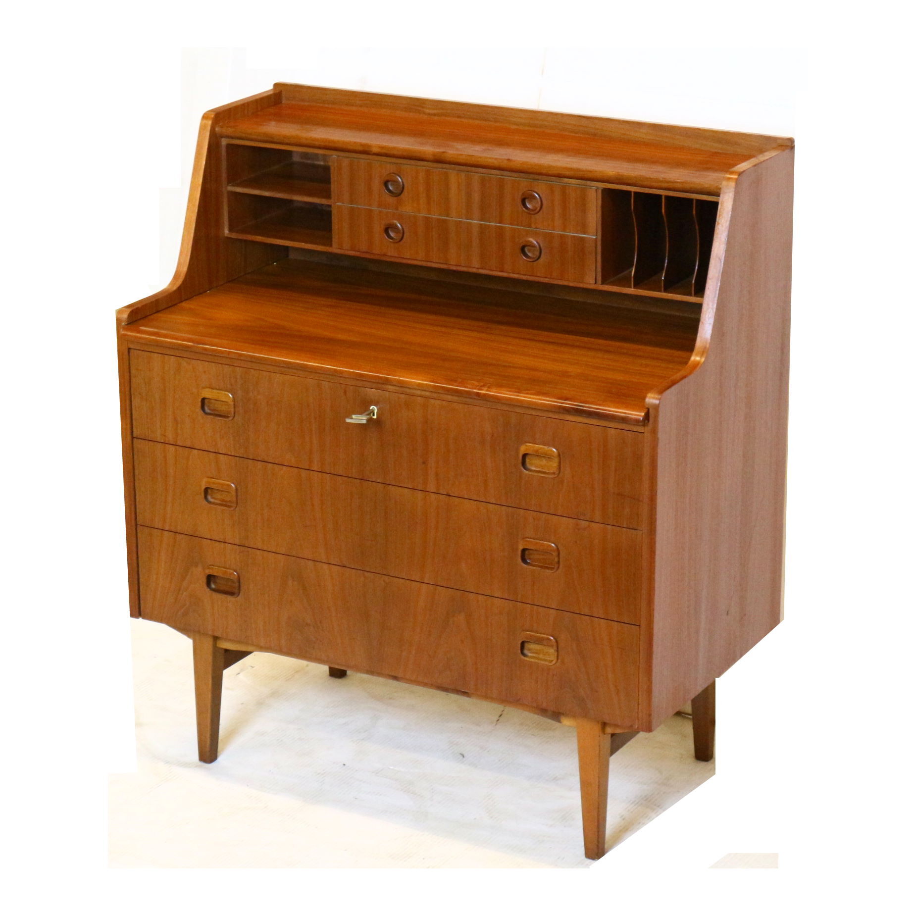 Vintage secretary desk by Musterring, made in the 1960s.