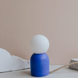 Table lamp Andrée - blue - Zuri objects