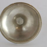 Silver sugar bowl with paw feet and ornate handles