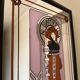 Vintage Alphonse Mucha Art Nouveau Mirror | Framed “Au Quartier Latin”