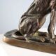 Sculpture ancienne en bronze représentant un chien, Italie, début XXe siècle