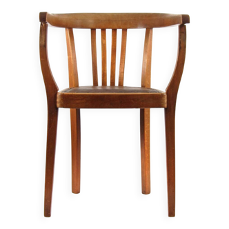 Antique oak Art Nouveau armchair