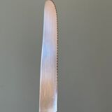 Series of 12 serrated vintage table knives