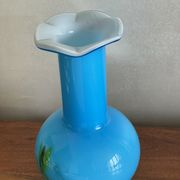Soliflore collar vase in colored glass