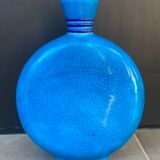 Glazed earthenware gourd vase for primavera, longwy
