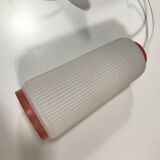 Pendant Lamp • Opaline & Perforated Metal • Jo Hammerborg • Fog & Mørup • 1960