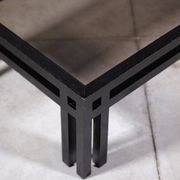 Wood and glass coffee table by Jean-Michel Wilmotte