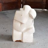 Sculpture 'Then and now' by Pol Spilliaert, Belgium, 2001-2003