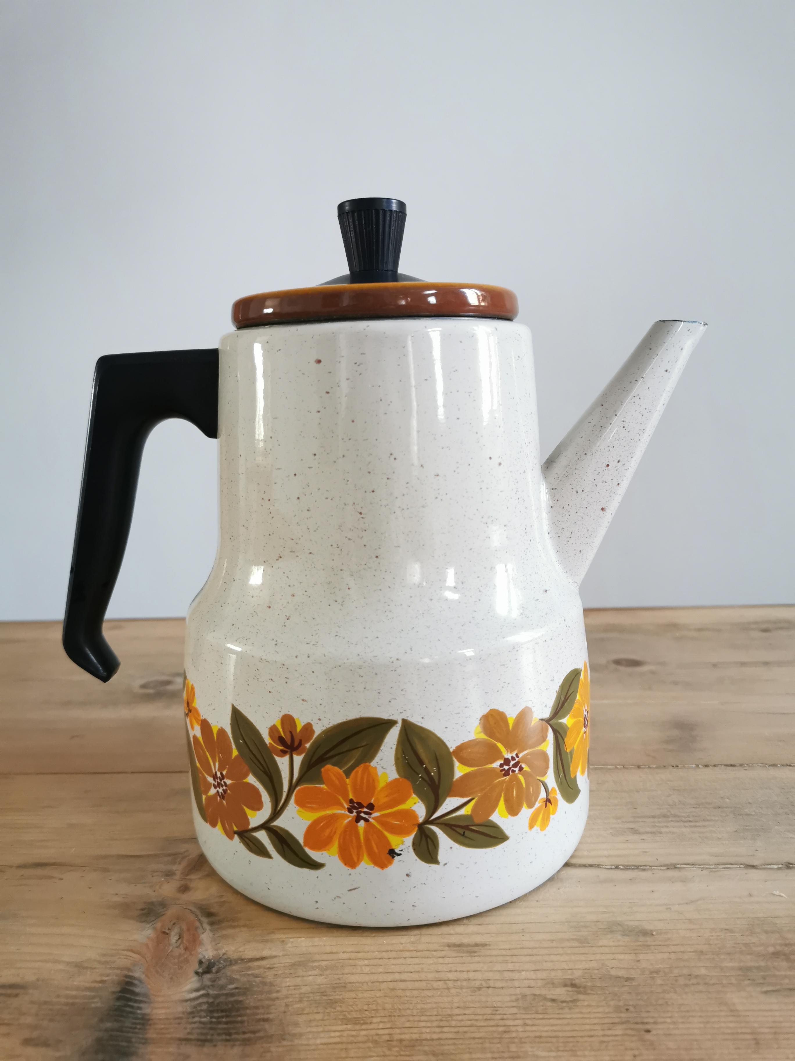 Vintage enamel coffee maker
