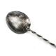 Salt spoon, mid-century modern, silver, Poland, 1970s