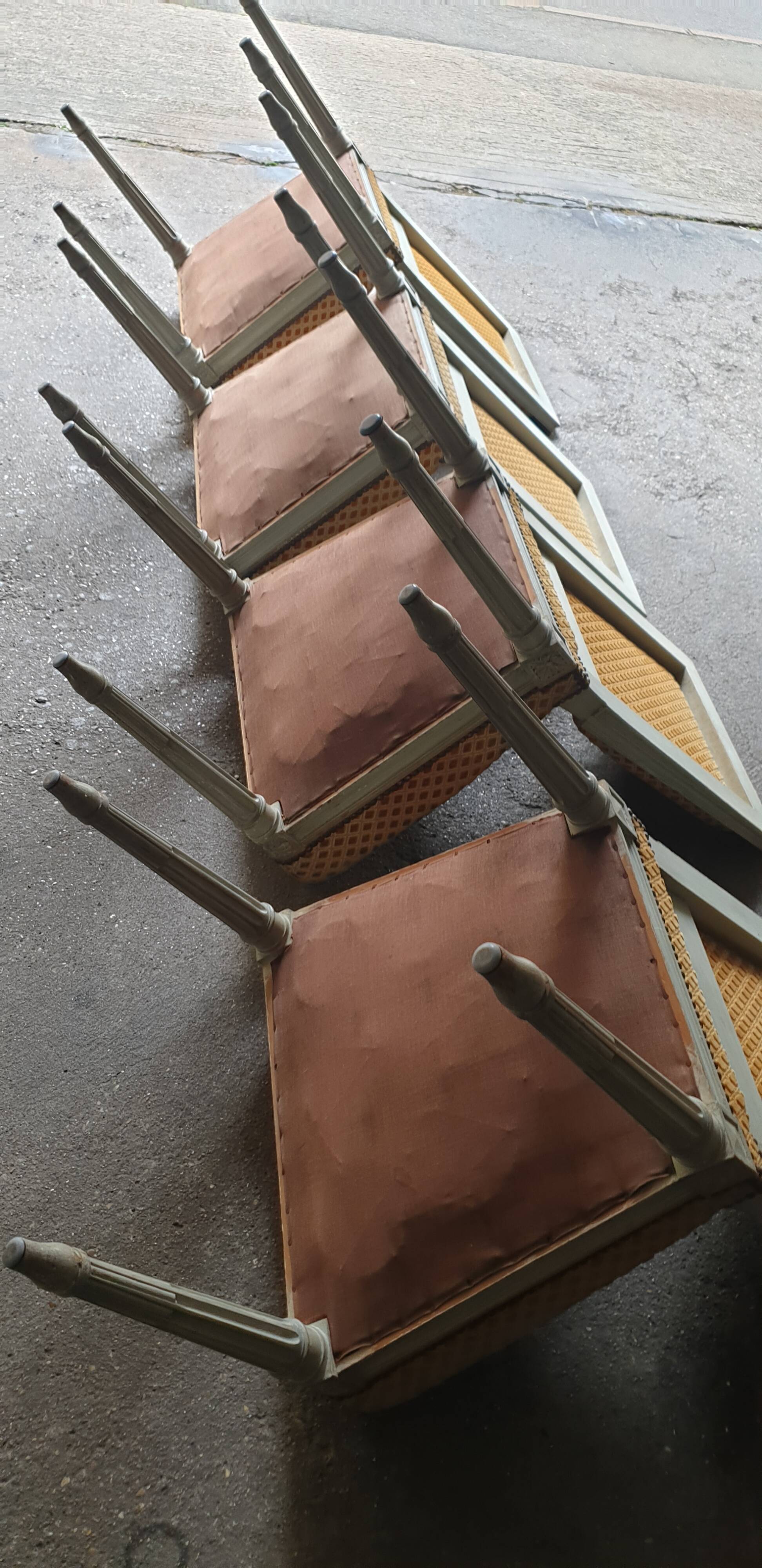 4 Louis xvi chairs, Trianon model