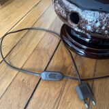 Large vintage 70s ceramic lamp – 1.20m