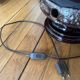 Large vintage 70s ceramic lamp – 1.20m