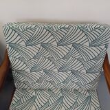 Pair of vintage Scandinavian Arne Wahl Iversen armchairs for Komfort teak