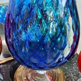 Vintage empoli crystal vase cup