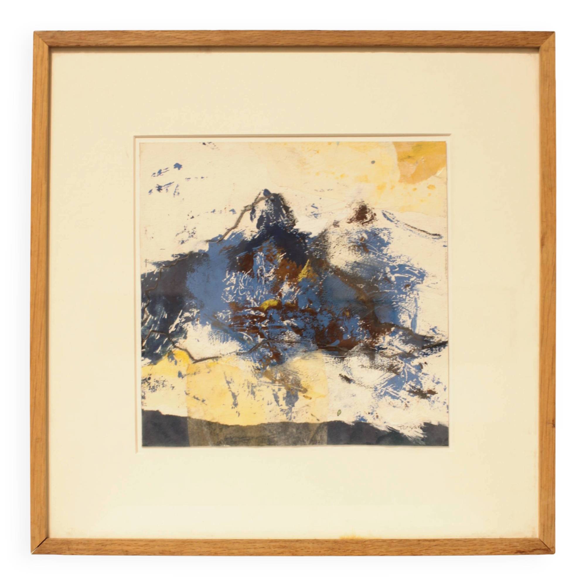 Tableau paysage signé Terzian