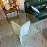 Travertine foot-foot design dining table