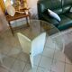Travertine foot-foot design dining table