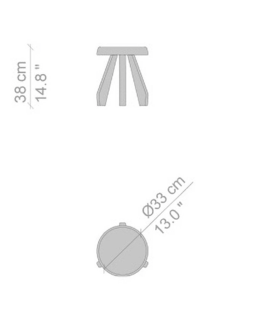 Stool 523 Méribel, Charlotte Perriand