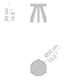 Stool 523 Méribel, Charlotte Perriand