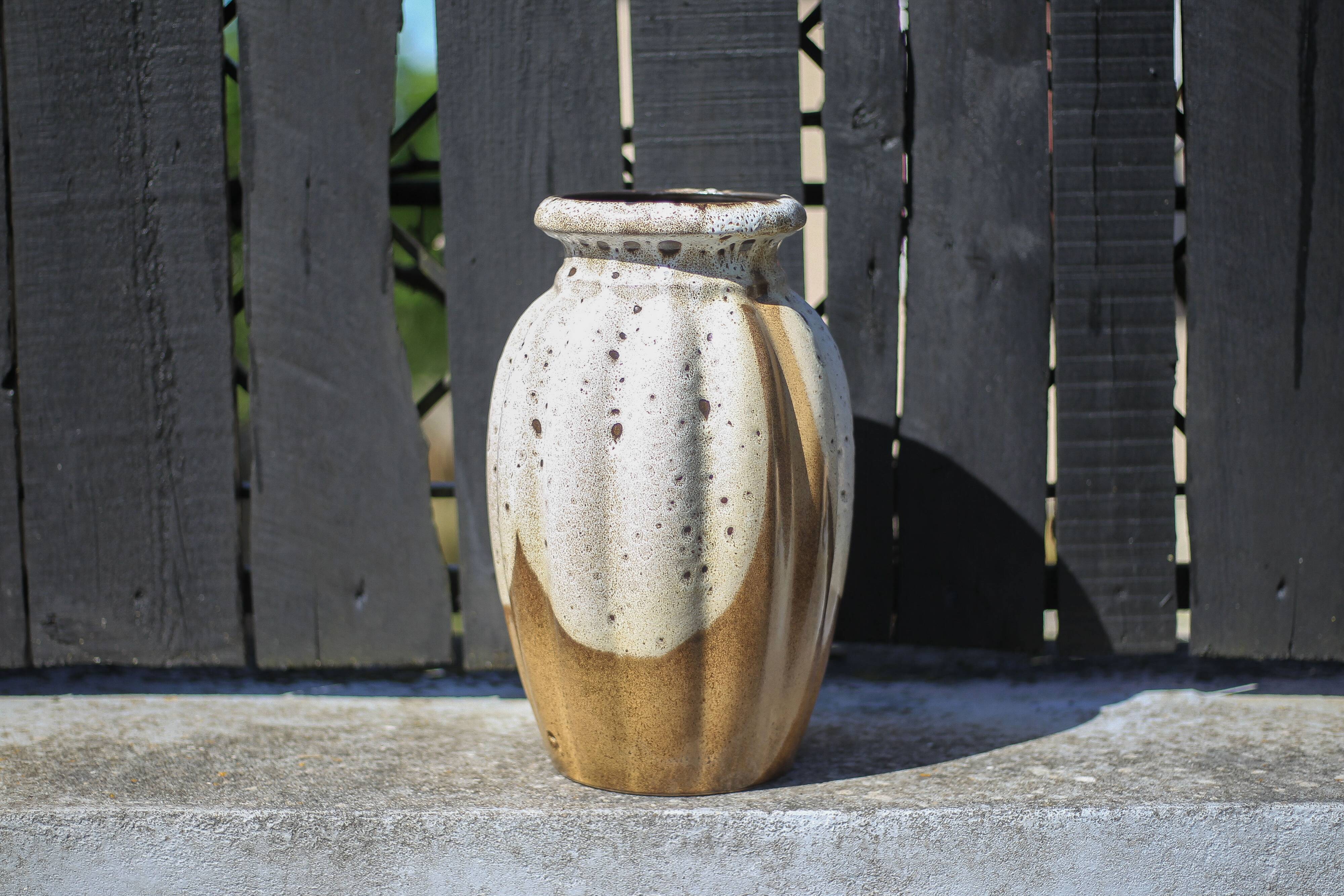 West Germany ceramic vase 292-34, scheurich Keramik, decorative vase, floor vase