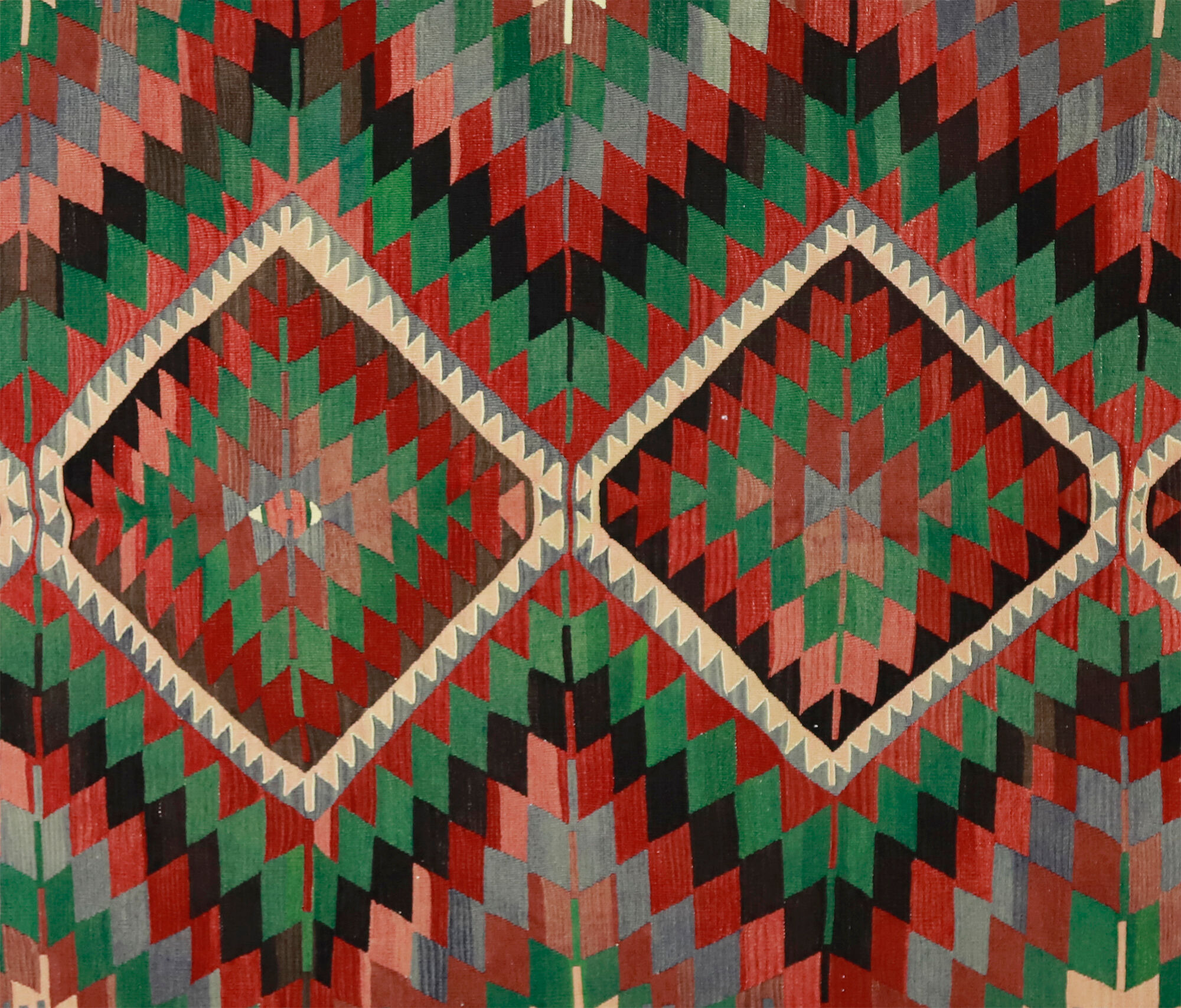 Anatolian handmade kilim rug 330 cm x 192 cm