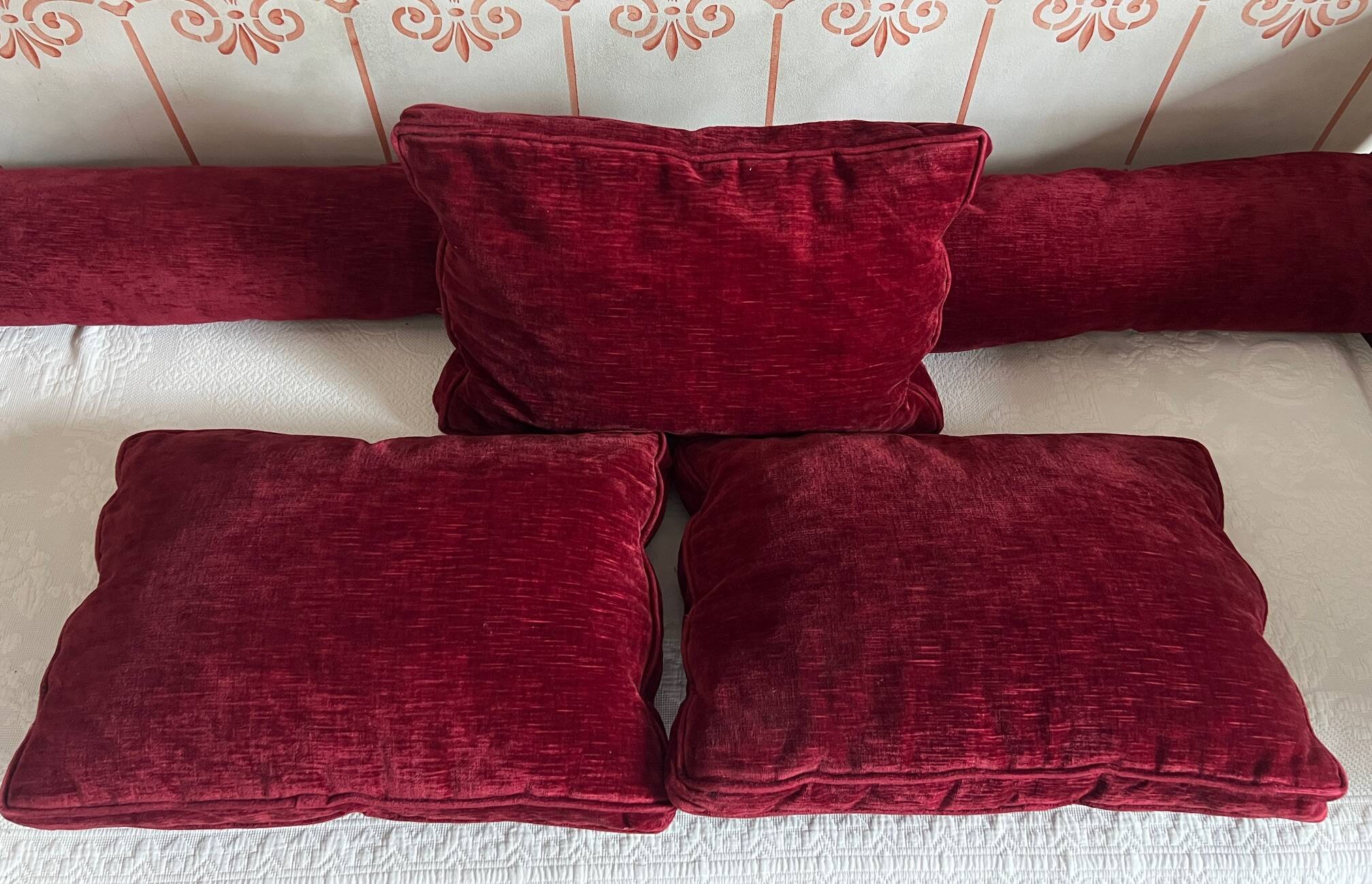 Empire style daybed (19th century) + new mattress (sleeping area 180x73cm), walnut chaise longue